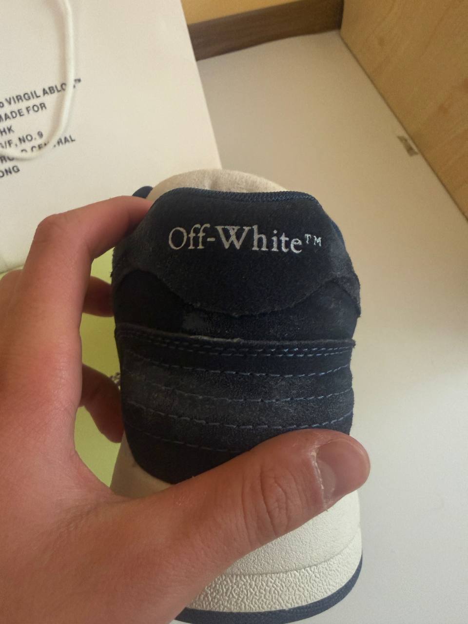 Off-White Out Of Office (000) Navy/White.REPLICA