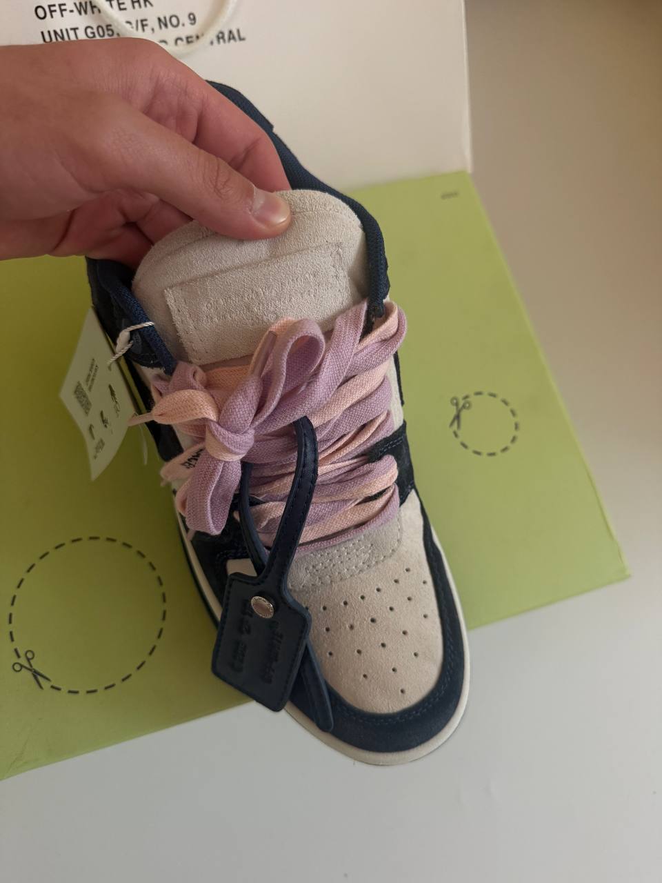 Off-White Out Of Office (000) Navy/White.REPLICA