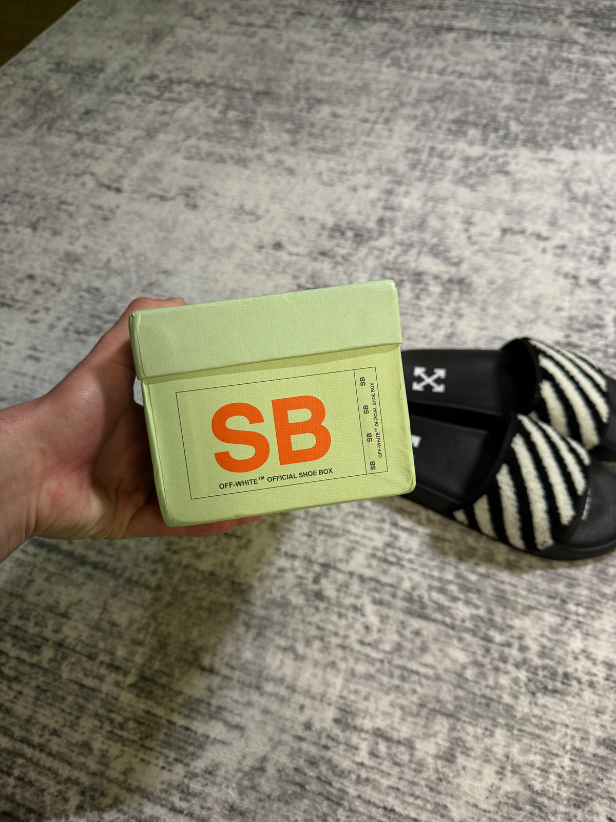 Off-White slides
